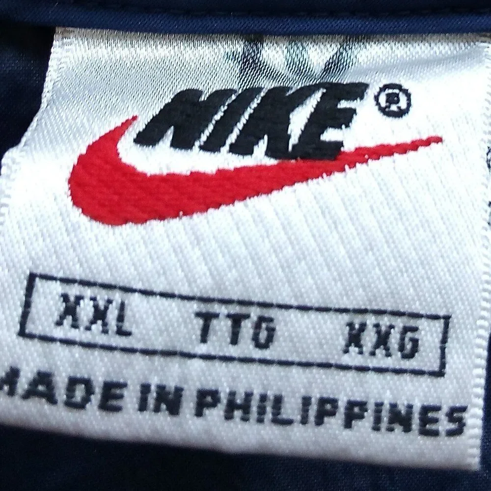Vintage 90s Nike Spell Out Pullover Windbreaker Jacket Back Hit